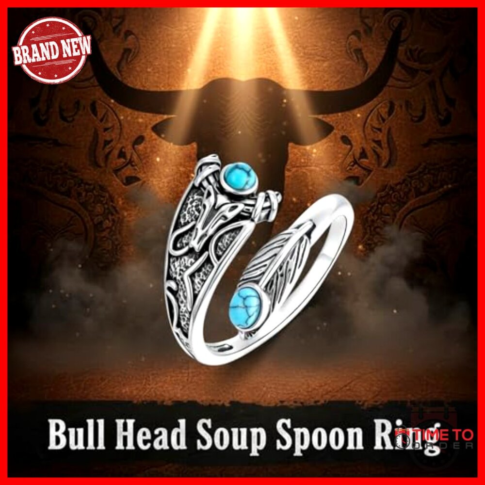 Adjustable Sterling Silver Ring Boho Western Vint… - image 7